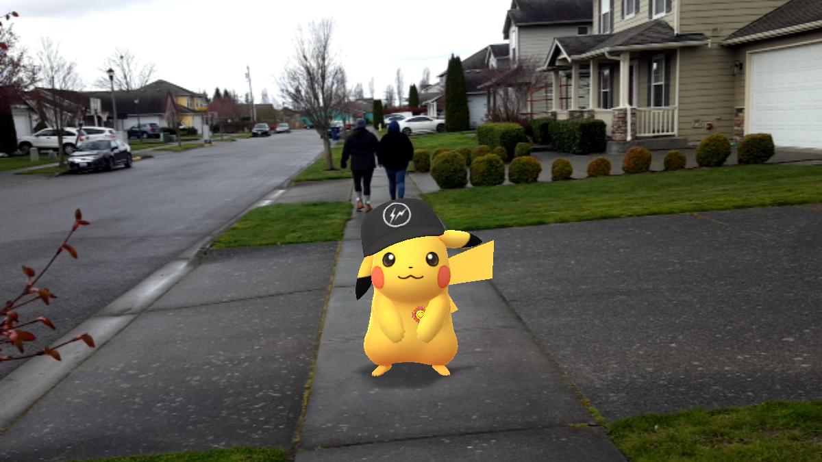 pjthecoug's tweet photo. #POGoSocialDistancing Out with Pikachu and my wife and daughter on our daily exercise walk. Always giving our fellow pedestrians a proper wide berth. https://t.co/f3vlIJozPU