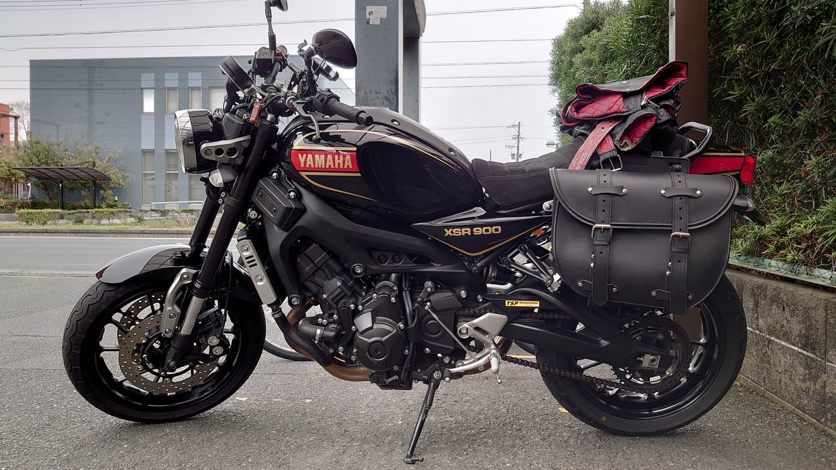 高級な XSR900 サイドバッグ サドルバッグ レザー 本革 xsr900