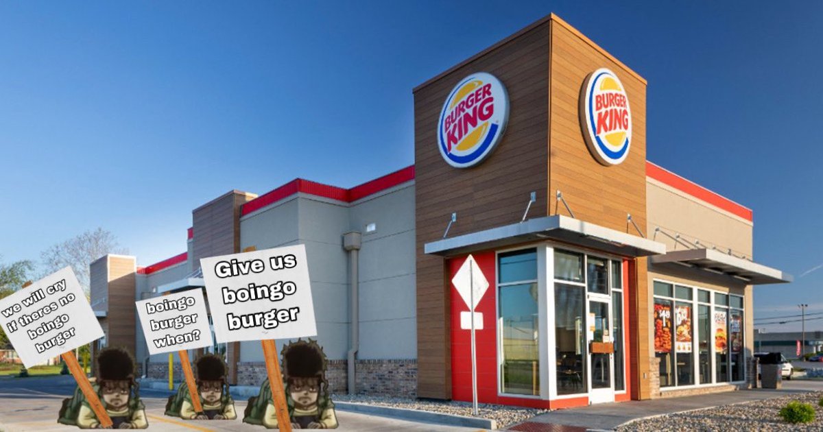 Boingo_Epic's tweet image. me and da other boingos went to burger king n fought for da boingo burger