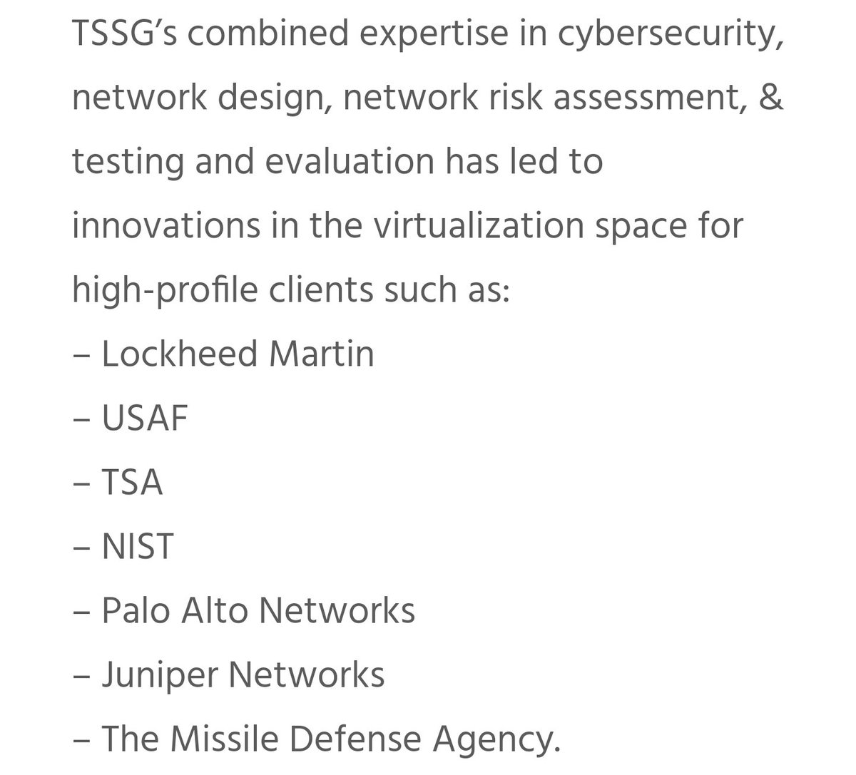  $VISM So Visium Technologies subsidiary Threat Surface Solutions Group (TSSG) is a partnership of premier cybersecurity companies (Acquired Data Solutions, Eagle Network Solutions, & Ramparts Security). They have designed a unique IoT test platform; the Cyber Physical Test Bench