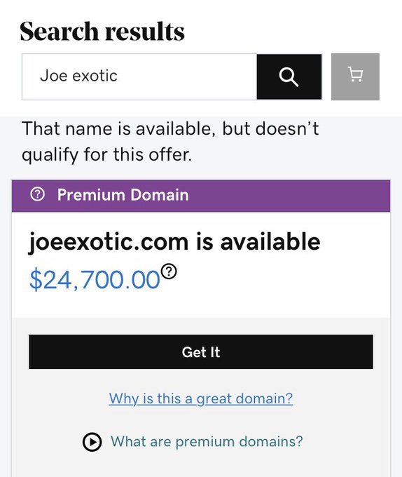Anyone can land me $25k?! #JoeExotic #TigerKing https://t.co/HcZvHc2WtE<a href="/tag/joeexotic"class="tags">#JoeExotic</a><a href="/tag/tigerking"class="tags">#TigerKing</a>