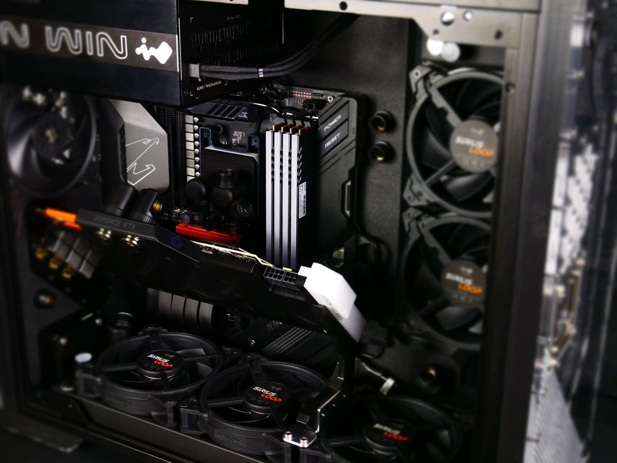 killRMODDINGZ's tweet photo. Hey everyone, here are some sneak peek pics of BlackMamba. Just waiting on more petg!!
*
@AorusOfficial @InWin @EKWaterBlocks
*
*
#aorus #aorusgaming #aorusextremex570 #inwin #inwin103 #ekwaterblocks #ekquantum #2080ti #moddingislife #pcmodding #killrmodz #killrmoddingz https://t.co/uRT12Ul1Ze