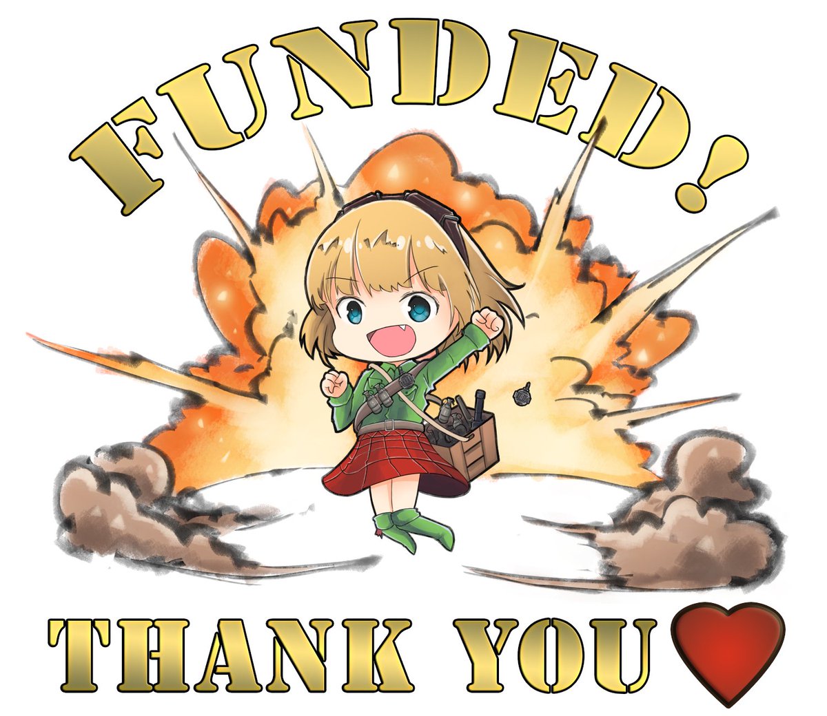 UnWarGame's tweet photo. Unconventional Warfare is successfully funded on #Kickstarter !

Thank you so much for your support 💕

Let's make #UW an amazing game together!
#UnconventionalWarfare #madewithunity #unity3d #gamedev #indiedev #indiegame #visualnovel https://t.co/5F8mxE05ck