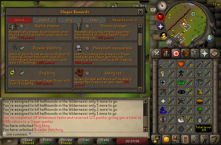 1alo_'s tweet photo. Level 3 UIM Slayer Rings + Broad Fletcher unlocked https://t.co/Uul1v4Hcfg