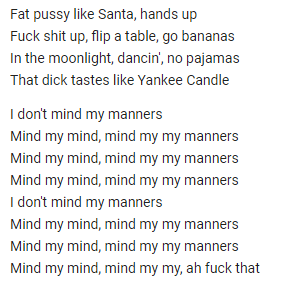 killerpearI's tweet photo. lyrical mastery. i wanna be like this one day. https://t.co/SMBCEC6lGv
