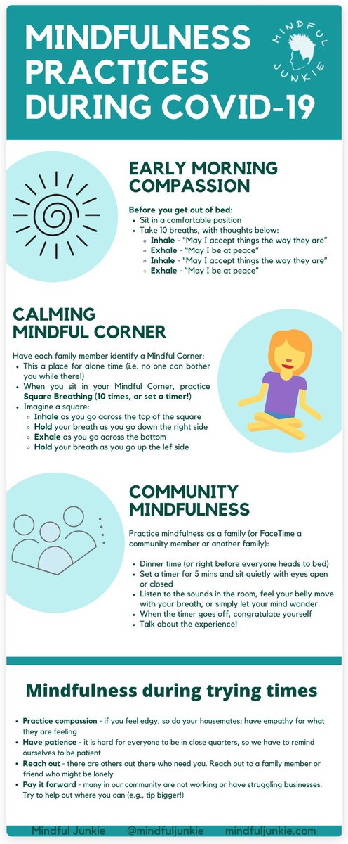 FTButterfly's tweet photo. Good morning and welcome to Mindful Monday everyone. Mindfulness and meditation can really help in trying times, so I would like to get everyone to try and practice a little each day. Here are some great tips on how to use mindfulness during #Covid19. https://t.co/CKK8XSQaYr