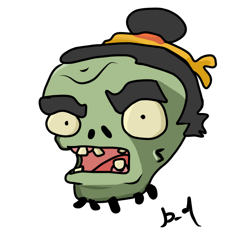 BountifulDead's tweet image. Made the PVZ2C &apos;Kongfu Zombie&apos; art. #pvz2art #pvzart #pvz2cart