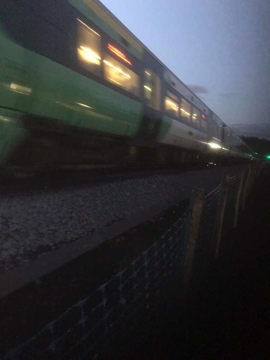 dan_athol's tweet photo. Great to see the first train from East Grinstead this morning through the newly repaired areas of track near East Grinstead ....and to have some good news at these difficult times.  Well done to all those who worked tirelessly to complete these works 👍👏🙏  @NetworkRailSE https://t.co/VC59OmFmC4