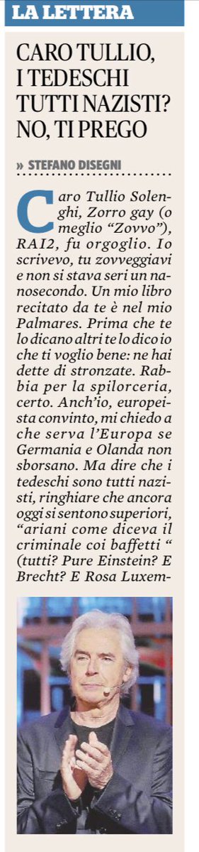 Moonlightshad1's tweet photo. Di questi tempi chiunque, in particolar modo chi ha una briciola di popolarità dovrebbe soppesare e misurare le parole, specialmente quando si rivolge ad un pubblico. Invece quei chiunque, come Tullio Solenghi, approfittano dei tempi per catturare attenzione dicendo scemenze ->> https://t.co/z2cqiP5joi