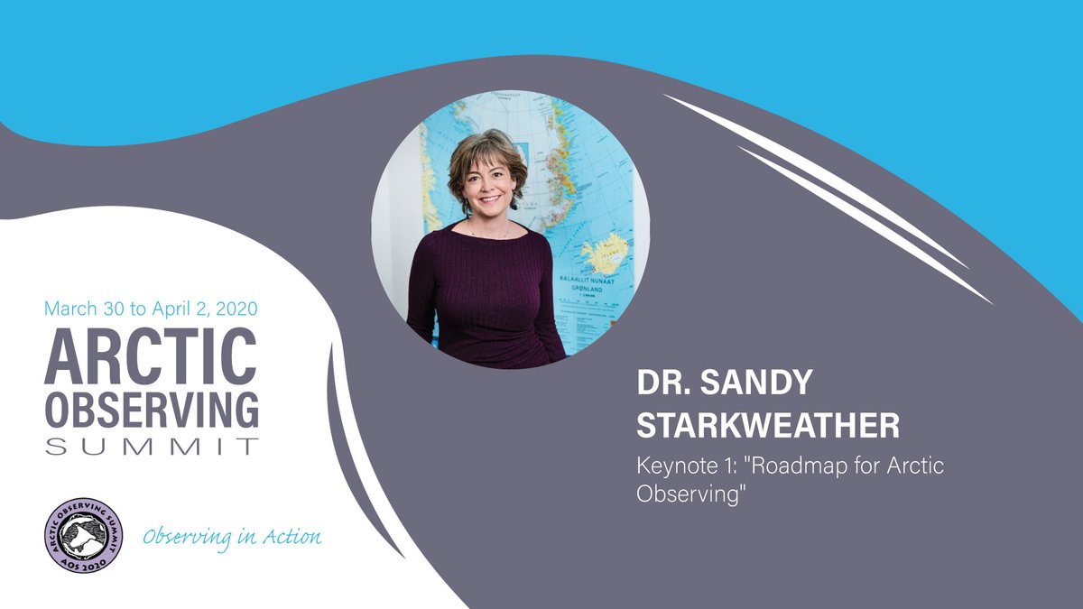 ArcticObsSummit's tweet photo. Roadmap for Arctic Observing: #AOS2020 keynote by Sandy Starkweather @metaarctic, National Oceanic and Atmospheric Administration Climate Program Office @NOAA, USA 🇺🇸: 👉https://t.co/BBrSdqLYo1 #ASSW2020 https://t.co/cdiLMioiSN