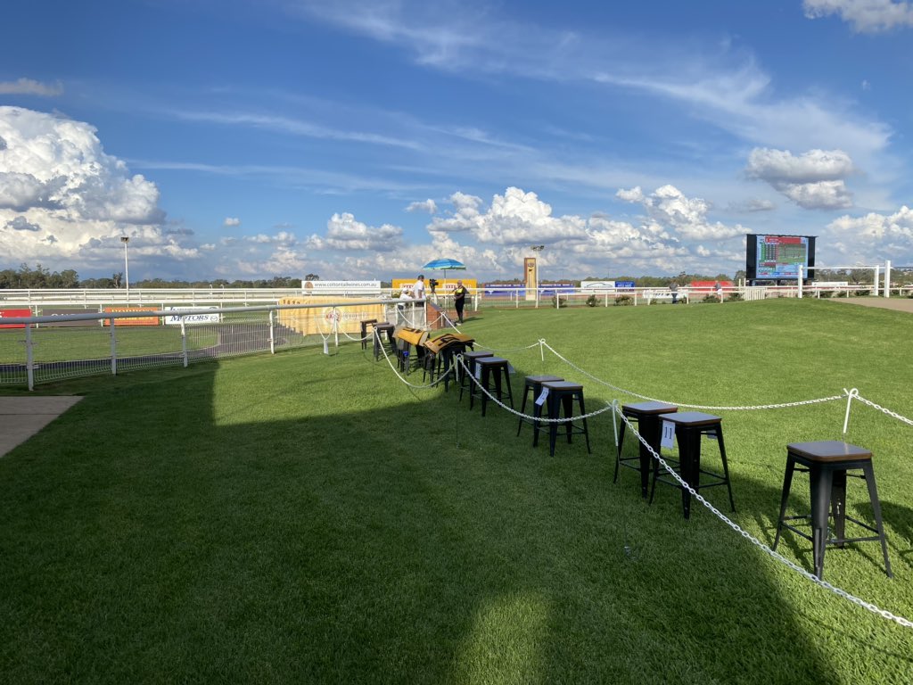 chynna_marston's tweet photo. How good is this set up at @mtcwagga?! They have gone to lengths to ensure everyone is safe and well on course. #keepracinggoing @SkyRacingAU https://t.co/mcqiMtHxzA