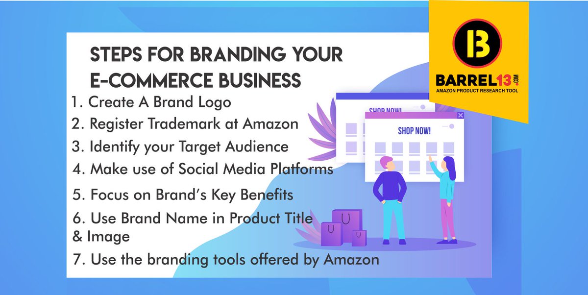 barrel_13's tweet photo. What are the important steps of branding your business on #AmazonIndia! Check out our today's post for the same.
#AmazonBranding #BrandingonAmazon #StepsofBrandingEcommerceBusiness #SellonAmazon #AmazonSellers https://t.co/RmWTMnBYUs