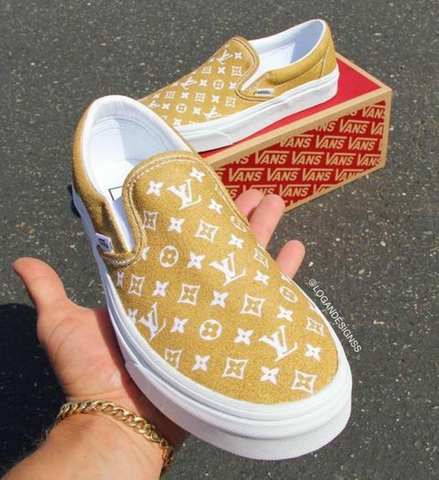 Louis Vuitton Vans Slip On 