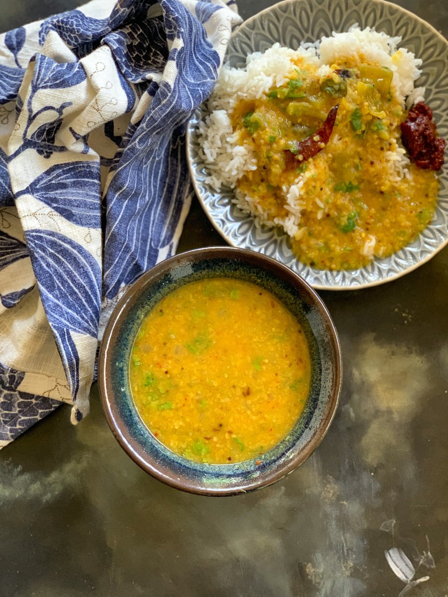 Days are now feeling neverending and long and need the comfort of Dal Chawal. Just upped the quotient by adding green tomatoes. The tang in this Green Tomato Dal is just so perfect!Recipe no 11 in the daily recipe series here -  https://www.sinamontales.com/green-tomato-dal/