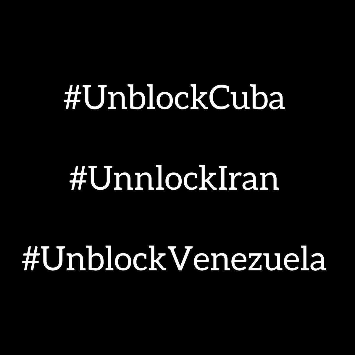 urs_truly_prabu's tweet photo. Shame On You United States Of America
#UnblockCuba #UnblockIran #UnblockVenezuela https://t.co/tBWzSf3kdn
