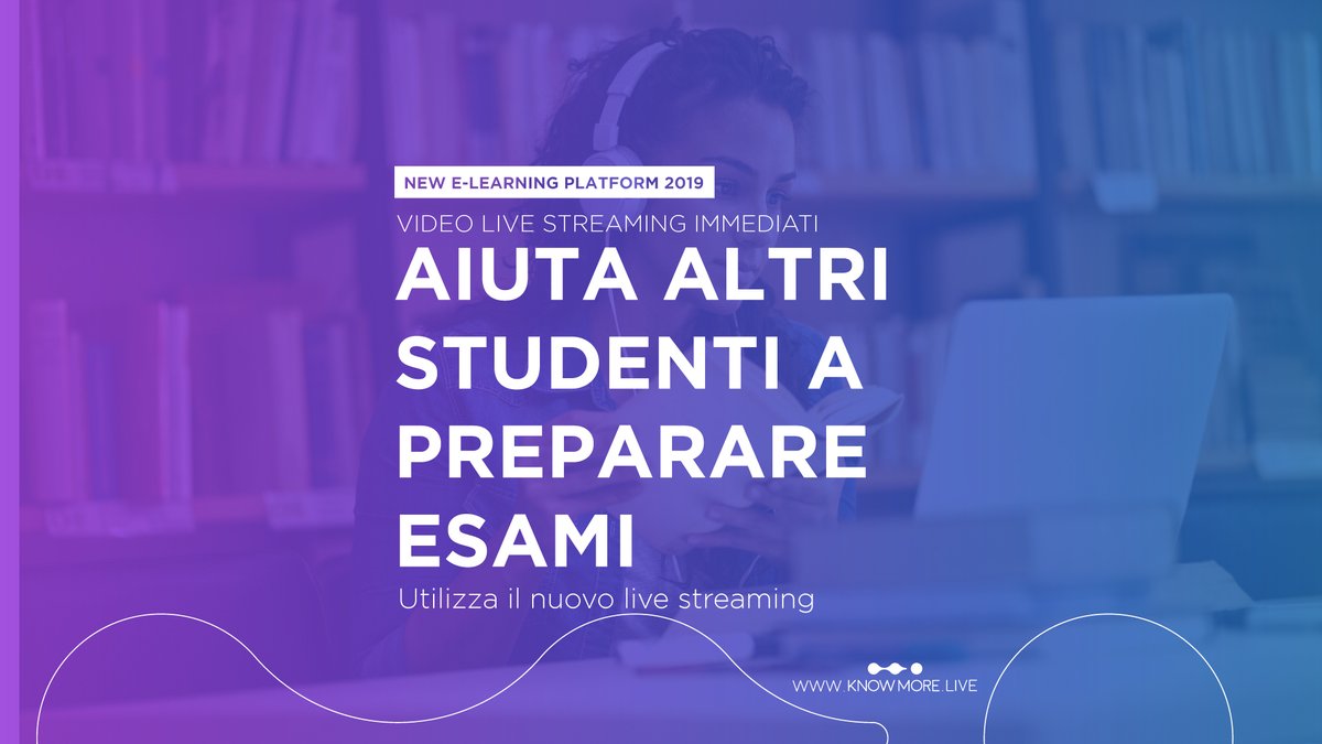WWWKNOWMORELIVE's tweet photo. Finalmente #lezioni in #diretta e non registrate! Utilizza il nuovo #livestreaming di #Knowmore!

#elearning #nuovapiattaforma #corsionline #corsilive #onlinestreaming #insegnanti #contentcreator #corsiinterattivi #studenti #corsi 

ISCRIVITI GRATIS
https://t.co/CHjkZPNNdq https://t.co/lHylD7w2nJ