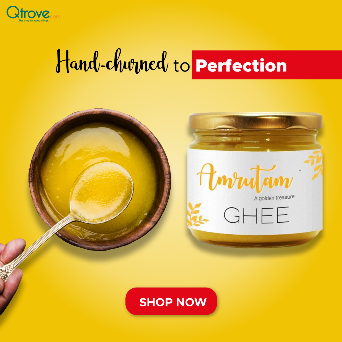 qtrove's tweet photo. Made from A2 cow milk which is hand-churned using the bilona process. It contains essential nutrients and is suitable for people with casein, lactose, or/and gluten intolerance and for heart patients. ORDER NOW: https://t.co/aM8mIy7moT #ShopforGoodThings #WeCare https://t.co/VPKzi9rFmr