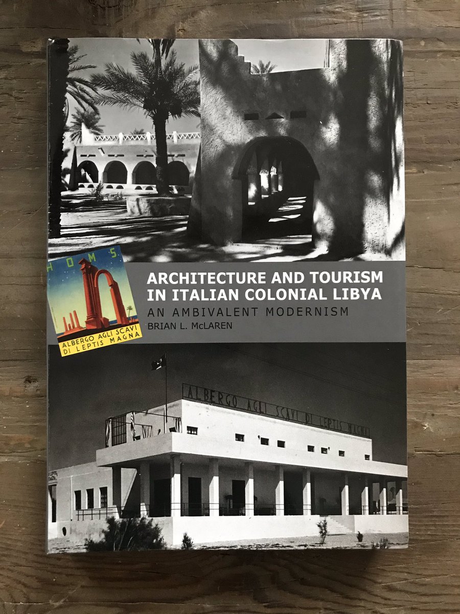 This sumptuously illustrated volume from Libya’s  @DarfPublishers is packed with photographs from the colonial period and tourism posters from a time when  #Libya was sold as a tourist destination in fascist-era Italy.
