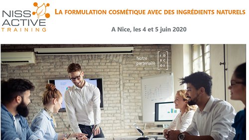 NissActive's tweet photo. Venez vous former à la formulation cosmétique. Formation proposée par NissActive, en partenariat avec Idecos. https://t.co/O4KdDzoae6