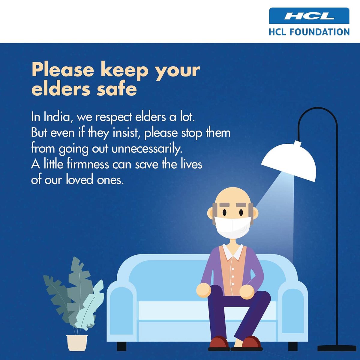HclUday's tweet photo. HCL Foundation supports @SHEOWS which works on elderly care who are ensuring a secure environment for the abandoned elderly, already working on the safety and well-being of the people who are left isolated during this massive outbreak. #safetysaves #covid19 #MoHFW #SHEOWS https://t.co/vanRJmCGUg