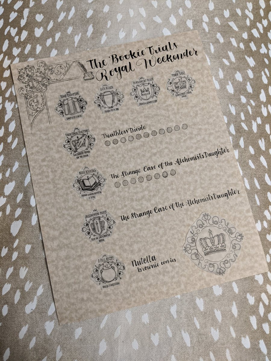 Blissated's tweet photo. Completed my 2nd and final book for #thebookietrialsrw and earned all eight badges. #teamscribe Thanks again @TheBookieTrials for an amazing readathon, see you in July! https://t.co/CAj47FqoYC
