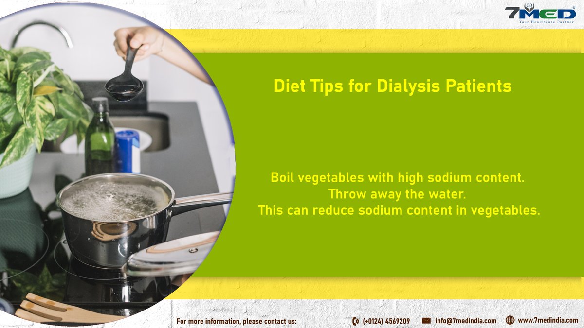 7medIndia's tweet photo. To easily manage your BP, minimize sodium content in you food.
#7Med #7MedIndia #FIDNEY #Diet #BalancedDiet #HealthyDiet #DietTips #DialysisDietTips #Health #PartnerInHealth #Nephrology #Hemodialysis #DialysisPatientCareProgram #DPCP #StayFitFeelGood
Img Source: Freepik https://t.co/10a4ILtjRf