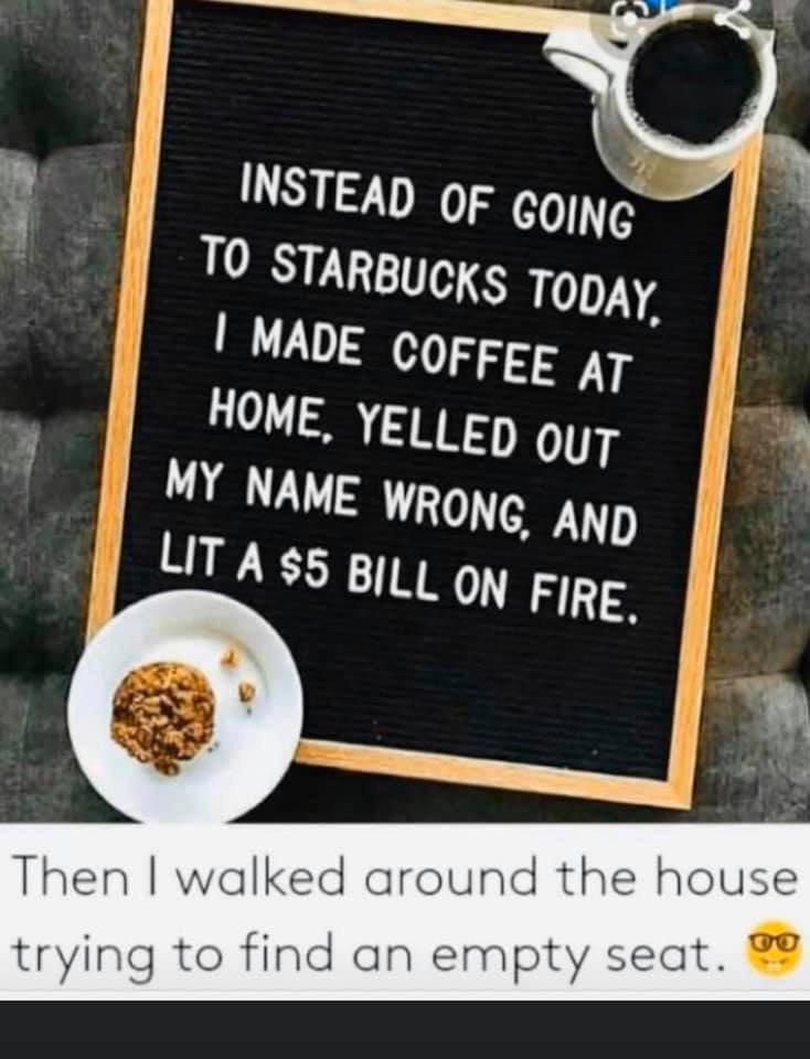 msalsaif's tweet image. Starbucks people at home ☕