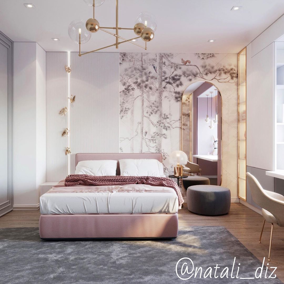 BuildeeePro's tweet photo. Unleash your feminine side and be in love with this pretty room with pink accents.

Follow natali_diz - https://t.co/0gpVYL5PNR for more design ideas. 

#BuildeeeIdeas #BuildeeeDesign https://t.co/4UOy1qKgqC