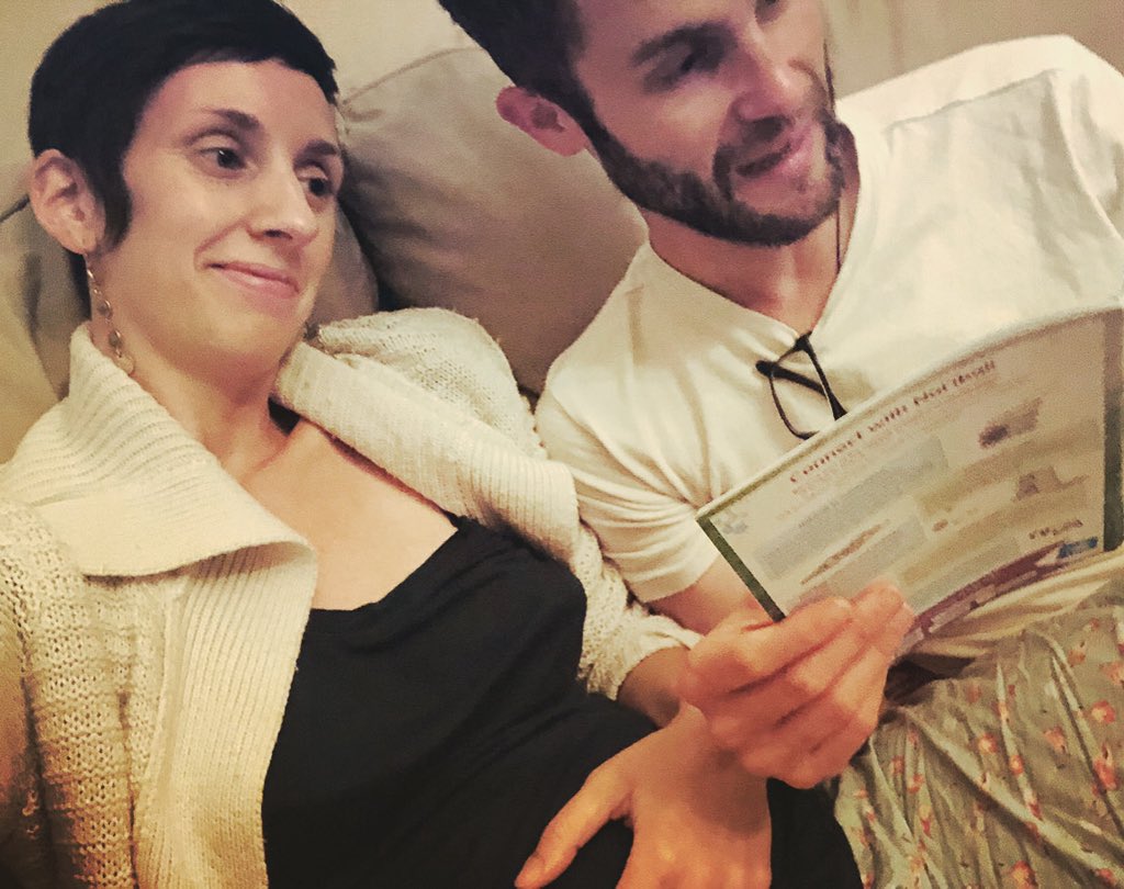 katiehust's tweet photo. Kicking off our #21DayStoryChallenge with a @nalibaliSA read aloud collection on the weekend - reading aloud to our unborn baby! Join me in pledging to share a story a day for 21 days - with your family or just for your own enjoyment! - at https://t.co/fEuBRZH0Db https://t.co/ZPFPwdQ5bT