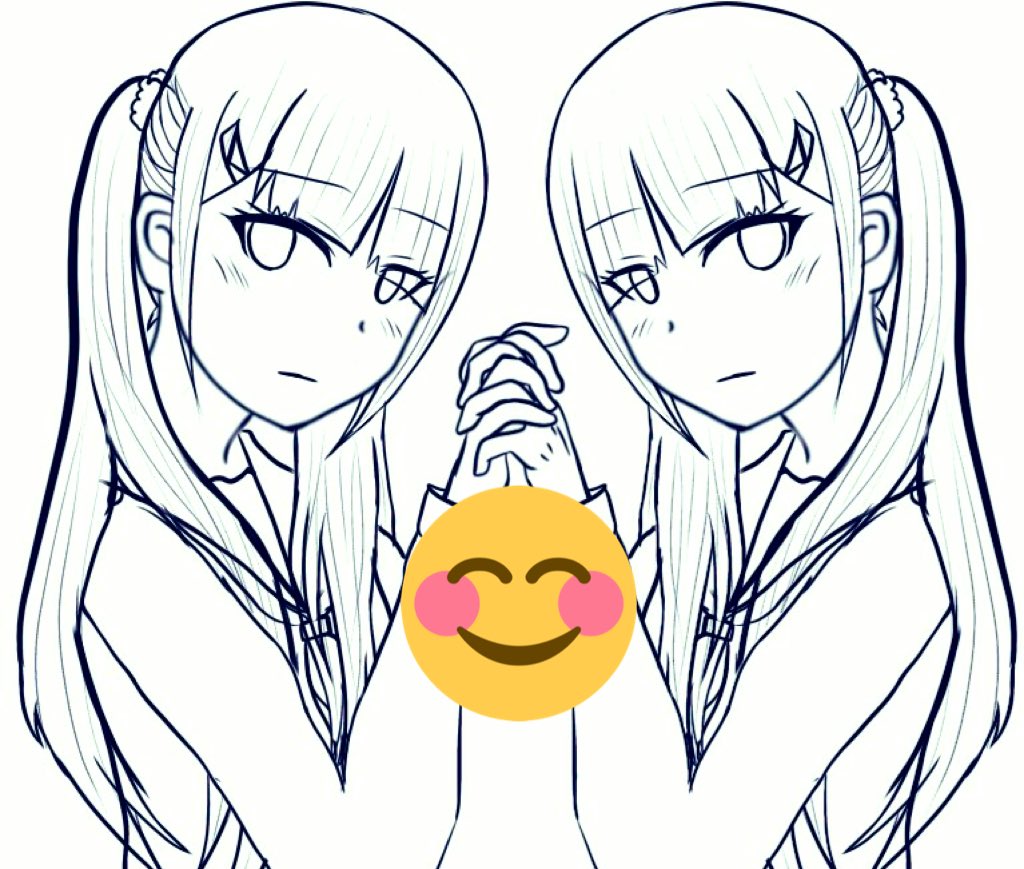 双子イラスト 双子イラスト