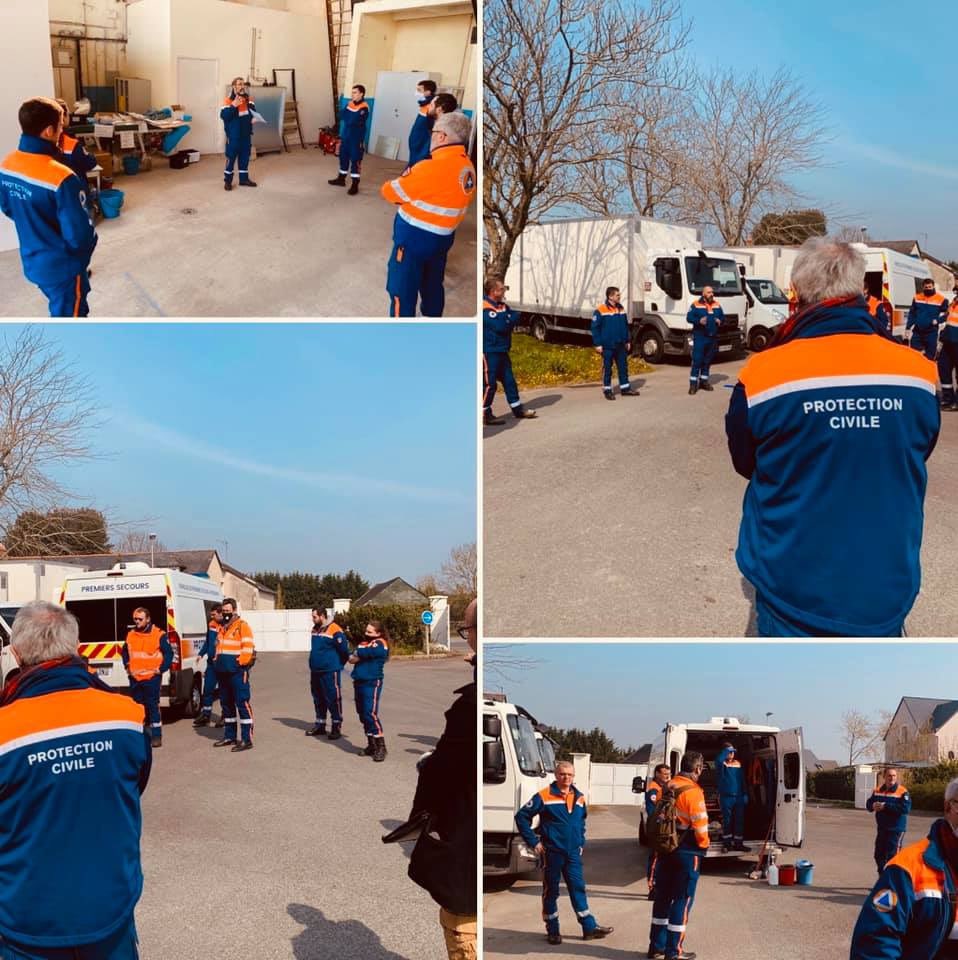 ProtecCivile49's tweet photo. Ce week end, près de 40 secouristes ont suivis une formation COVID-19 avec les protocoles de désinfection et de prise en charge. En parallèle, 35 réservistes bénévoles (ayant des diplômes de secourisme ou non) ont eu un temps d’échanges et d’informations sur les missions à venir https://t.co/00ru7NrKLw