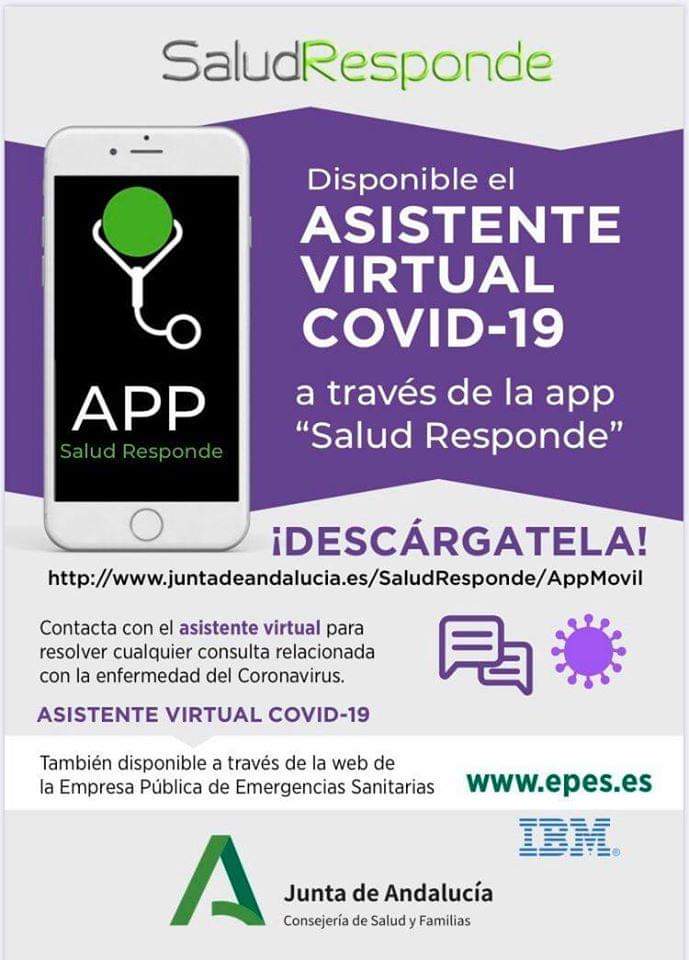 SaludAPMalaga's tweet photo. Andalucía crea un asistente virtual para informar sobre el coronavirus. 
Andalucía crea un asistente virtual para informar sobre el coronavirus. 
https://t.co/S7S9gMGipj https://t.co/VwITA0GYkX