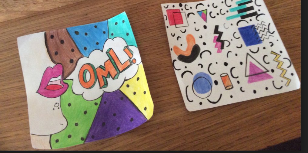 TBSdt's tweet photo. Year8 Design and Technology students- study of different design styles. Fantastic work guys ! https://t.co/uyZ3BO6eeK