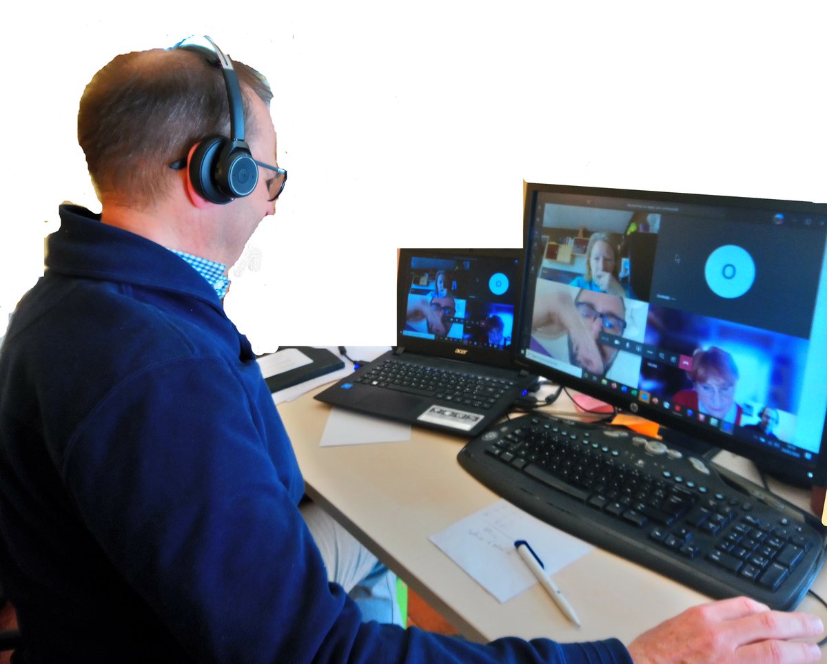raveskib's tweet photo. Le Cyber Café de l’association Mixité à Metz continue ses ateliers numériques via une application Web. Joseph d’@OrangeSolidariT continue à accueillir les bénéficiaires sans crainte du Covid-19. Une belle initiative 👍pour rompre l’isolement @FondationOrange @OrangeGrandEst 👏 https://t.co/nhHzx0Tb0x