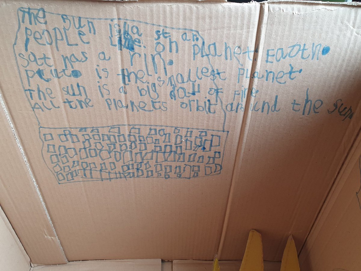 lm_mistry's tweet photo. @EYFSsunnybank Sia has created her own space rocket and has made a computer with facts about space inside her rocket. Super proud mummy. https://t.co/eiJXgq10Yx