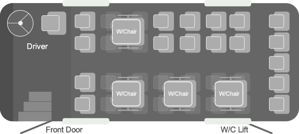 Our coaches have a unique design that allows us to easily adjust the layouts to accommodate wheelchairs to allow for accessible Hire for all.

View more information and request a quote here: cruisersltd.co.uk/accessible-hir…

#accessible #coach #surrey #sussex #london #daysout #grouptravel