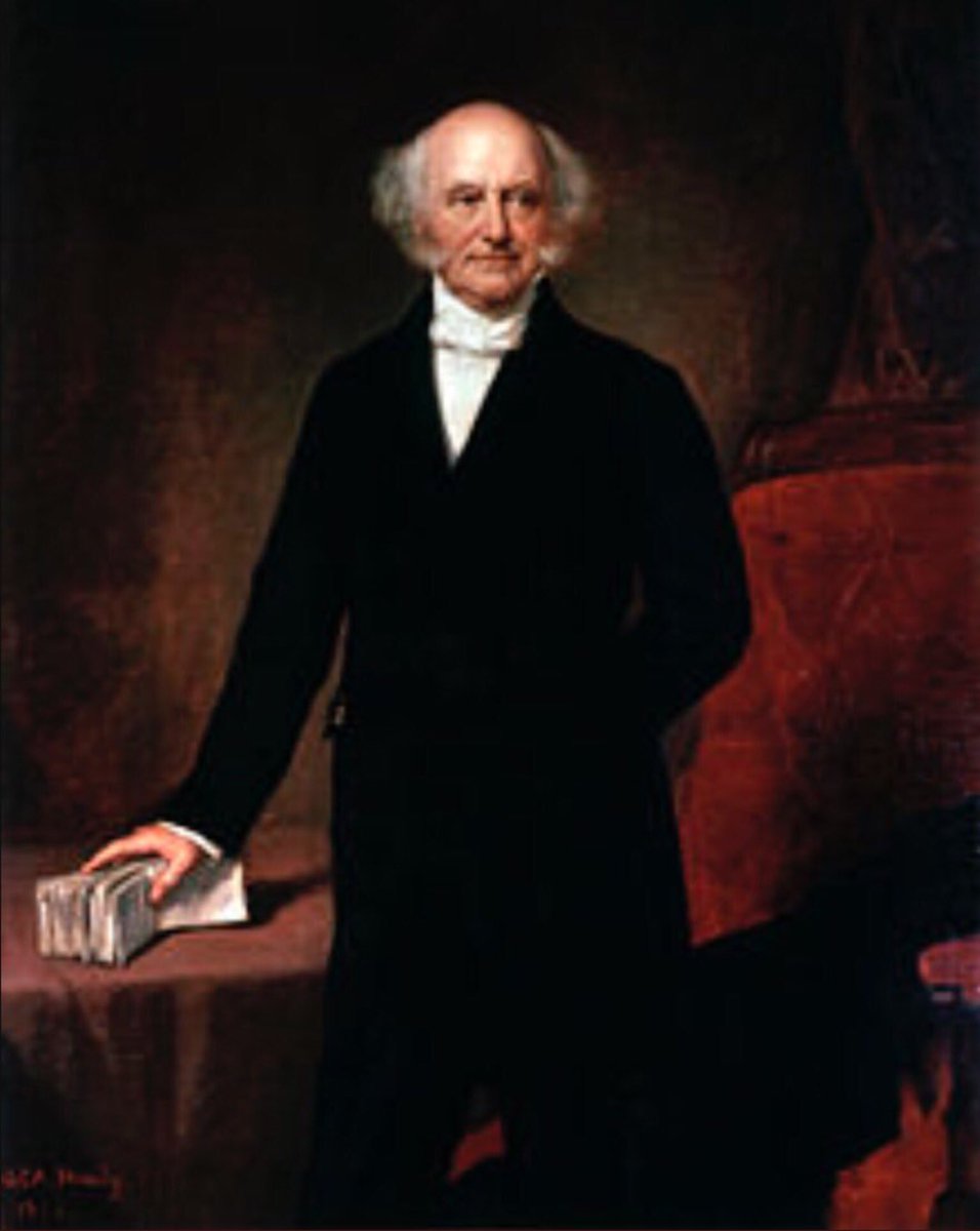 ChaseCatoRVHS's tweet photo. Martin Van Buren’s presidency was plagued by economic issues surrounding the Panic of 1837 so in the 1840 presidential campaign the Whigs referred to him as Martin Van Ruin. #POTUSProfiles https://t.co/bjpR6YItWL