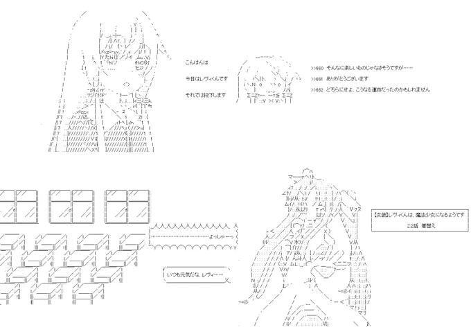 今日はレヴィくんです。男子たちの目の前でなんにも気にせずに着替える女装少年レヴィくん。いろいろと危ないところで回避されました。#やる夫スレ 1/2 