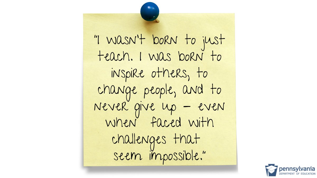 PADeptofEd's tweet photo. A new chapter starts today for many school communities across Pennsylvania.
Educators: thank you for your courage, your perseverance, your innovation, and your dedication to helping children reach their full potential. https://t.co/01hZGV7GI2