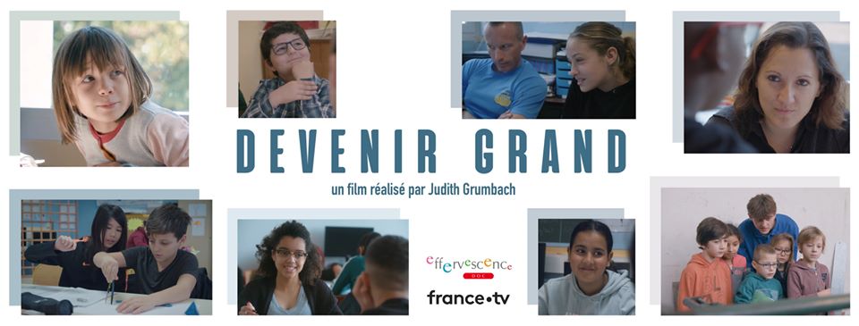 [Devenir grand : documentaire] de @JudithGrumbach à voir, mardi 31 mars, à 23h sur @France2tv. Nous avons donné la parole à plusieurs « acteurs » du film, des enseignants engagés qu’on voit à l’œuvre dans ce beau film. cahiers-pedagogiques.com/La-parole-aux-…