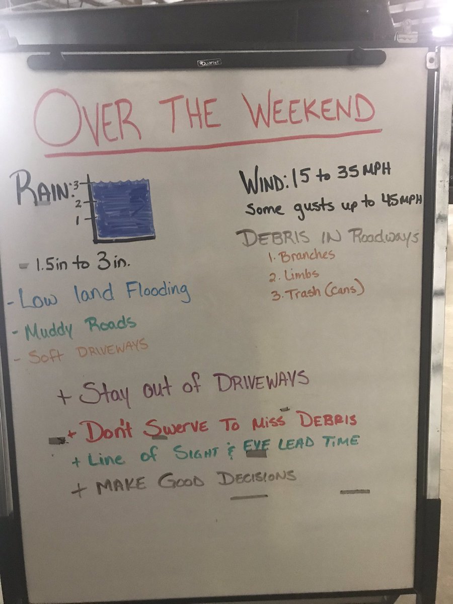 Over the weekend a large storm cell moved across much of the country.  This cell brought rainfall, thunder, lightning and high winds!  Make sure drivers are prepared for the aftermath!  #UPSersAreThere #TheCreek!