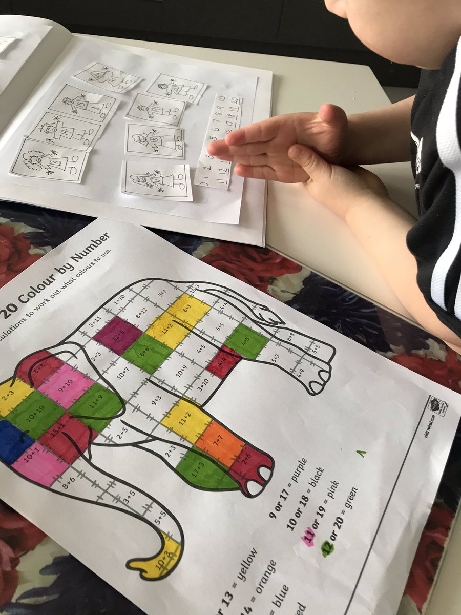 Stacie4783's tweet photo. @AmberleyEyfs A joint effort for Freddie &amp; Mam. He’s the numbers &amp; I’m the colours 🧮🖍 https://t.co/aZD9GAQOou