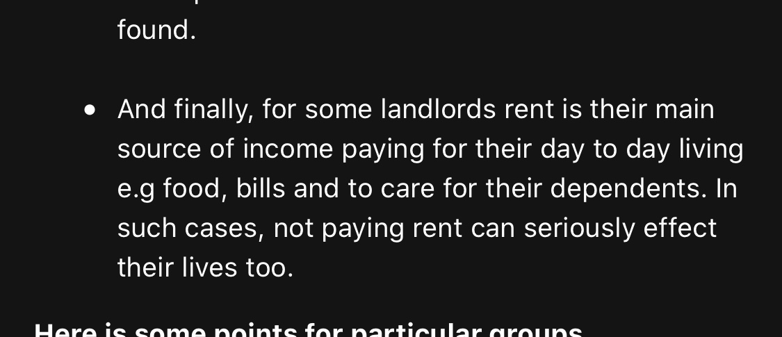 tomhuhges's tweet photo. my landlord is telling tenants to get a second job if they cant pay rent during a health crisis, because otherwise he wont be able to pay his bills. no mention of him getting a first job https://t.co/uarpNP4QnX