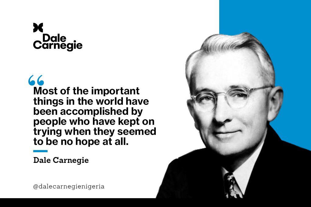 Dale Carnegie Nigeria on X: Diligence and determination are very key  qualities of inventors, innovators and people who make history.   / X