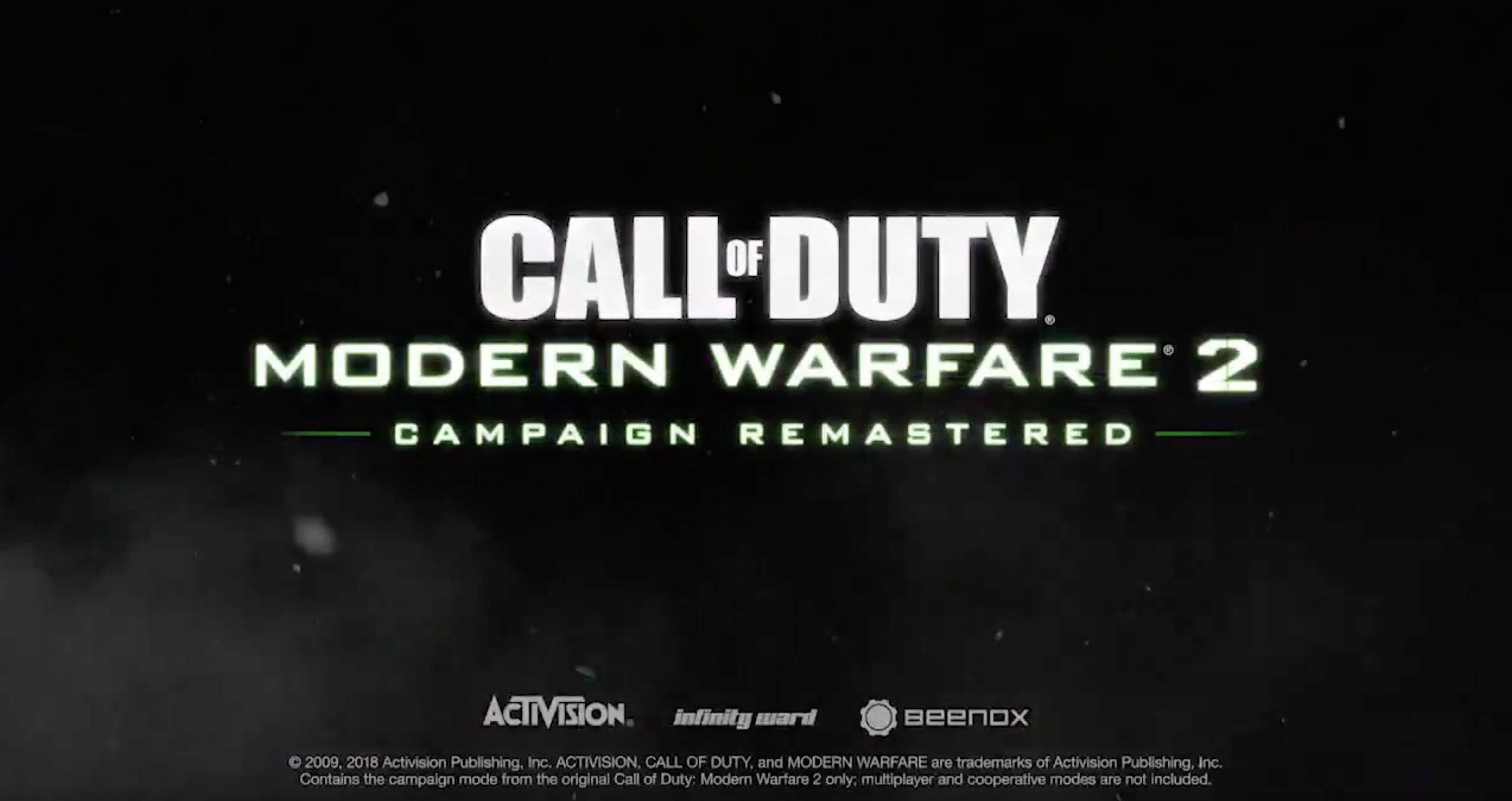 Playstation store modern best sale warfare 2 remastered