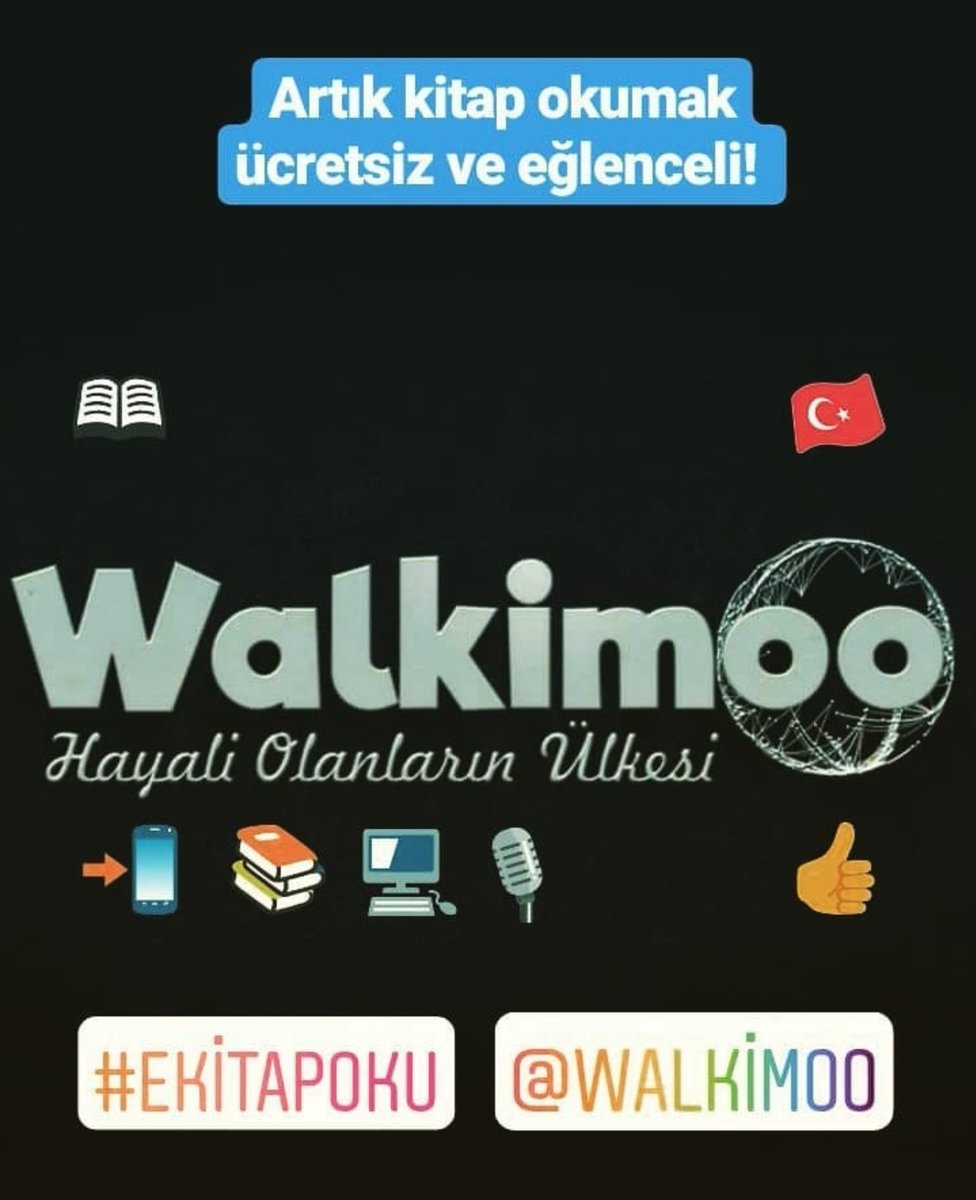 Yerli ve milli uygulamanız <a href="/walkimoo/">Walkimoo Official</a> da uzmanlık alanınızla ilgili yazılarınızı paylaşabilir, uygulamadaki/sitedeki kitapları/bültenleri ÜCRETSİZ okuyabilirsiniz! #walkimoo #EvdekalEvdekal #EvdeKal #EvdeKalKitapOku #kitapokuyorum #OkumakMutluluktur