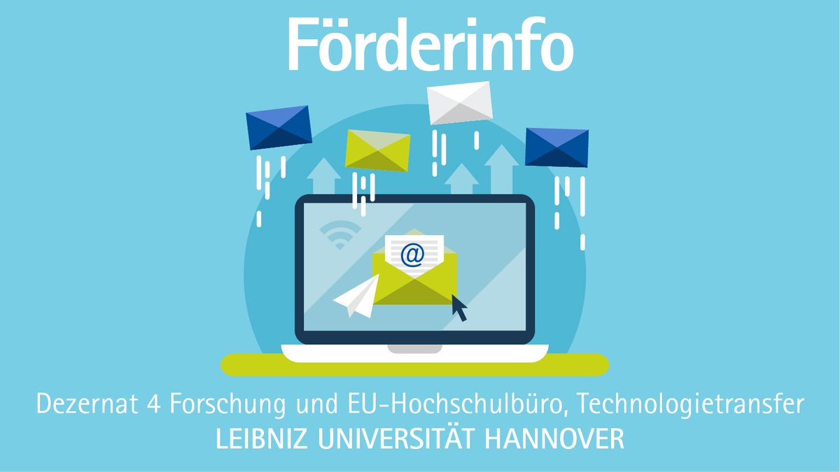 PostdocLUH's tweet photo. The April-edition of our monthly newsletter #Foerderinfo is out now. Open calls by international and national #funding organisations - entirely homeoffice-assembled. https://t.co/5EcokuJM6n https://t.co/qy472MBSMa