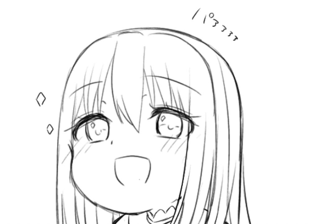 まだラフ段階だけどゆきなちゃん供養 