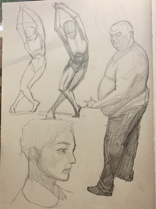 7日目です。
今日はホントに思った通りに描けなくて萎えました。
下手に陰影に手を出すんじゃなかった。
今まで通り身体のデッサンに戻します。
体のうねりを出すのが苦手。モルフォをやろうか迷います。 