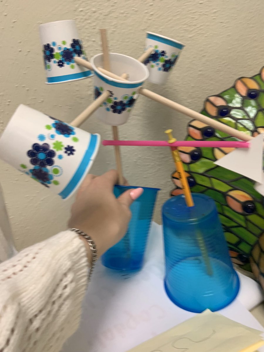 misswert_'s tweet photo. Prior to talking about severe weather, I created Design Briefs and mini-lessons on various weather tools (weather vanes, rain gauges, barometers & wind anemometers) Then, the students got to make their own & test with fans and rain when we were finished! #weathertools #thirdgrade https://t.co/14Lyu4lsR6